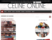 Tablet Screenshot of celineonline.fr